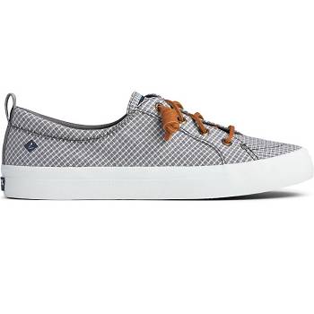 Sperry Crest Vibe Mini Check Siva - Damske Tenisky